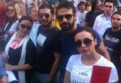 الفنانين المصريين يصرخون: إرحل مش عايزينك